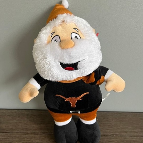 Forever Collectibles University Of Texas Longhorns Standing Santa‎ Plush - Picture 1 of 6
